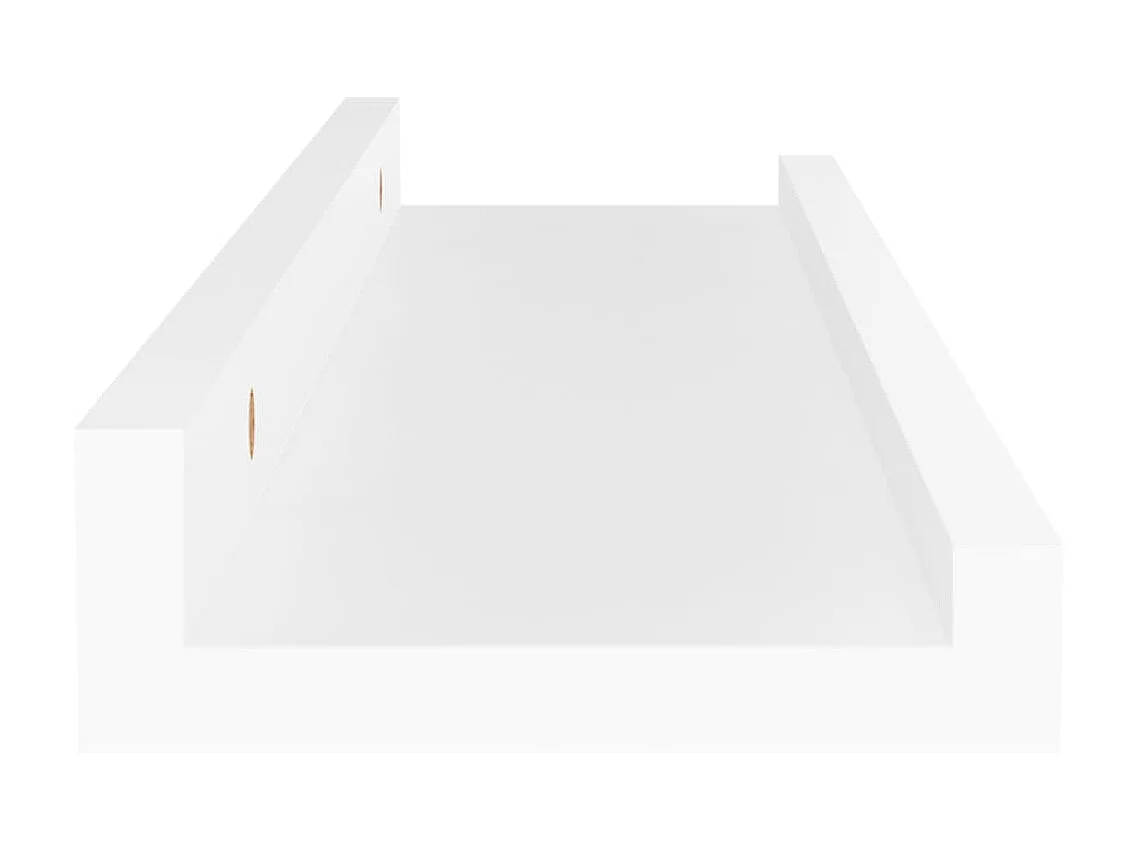 Étagères murales 4 pcs Blanc 40x9x3