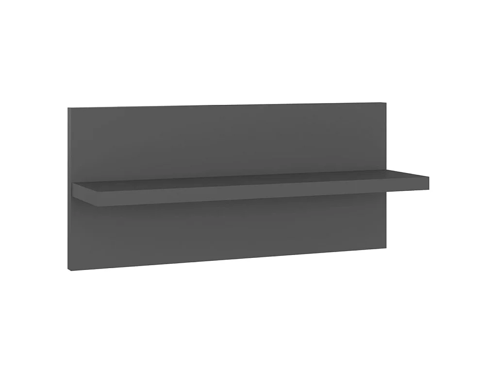 Étagères murales 4 pcs Gris 40x11,5x18