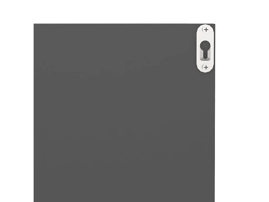 Étagères murales 4 pcs Gris 40x11,5x18