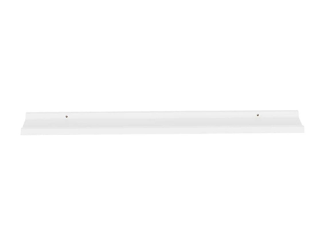 Étagères murales 4 pcs Blanc 115x9x3