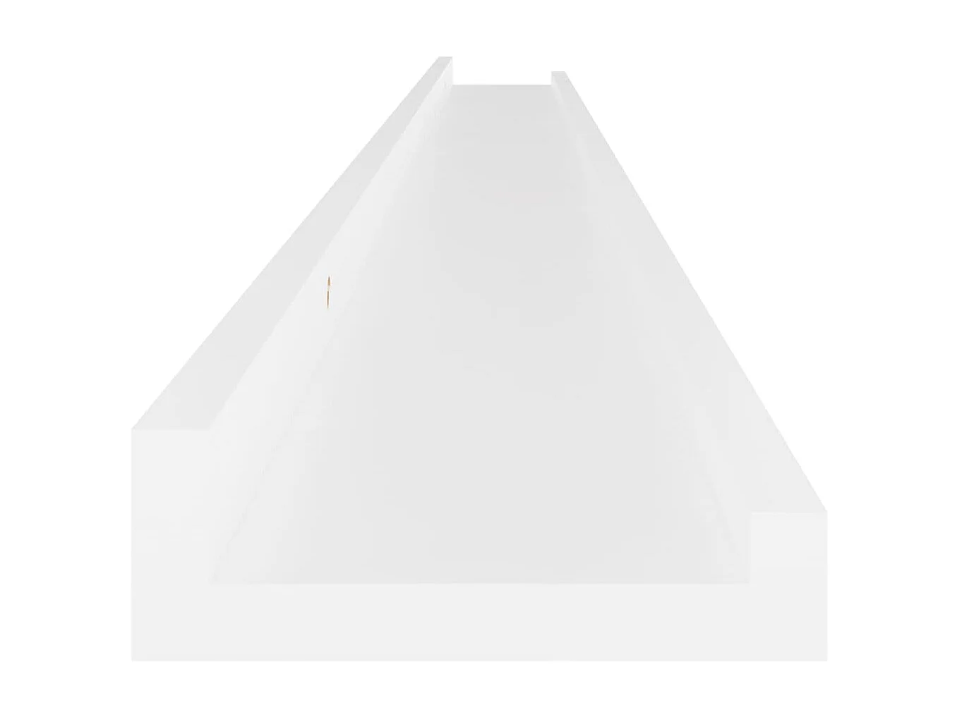 Étagères murales 4 pcs Blanc 115x9x3