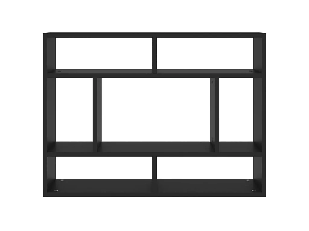 Étagère murale Noir 75x16x55