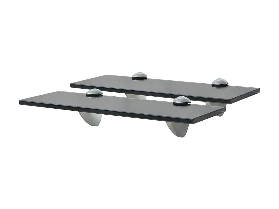 Étagères murales 2 pcs Verre 30x20 8 mm