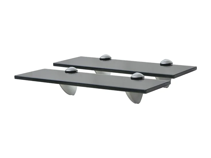 Étagères murales 2 pcs Verre 30x20 8 mm