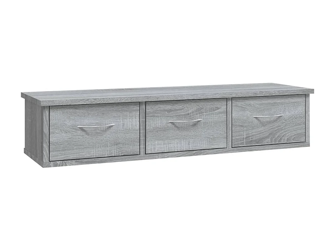 Armoire murale Sonoma gris 88x26x18,5 Bois d'ingénierie