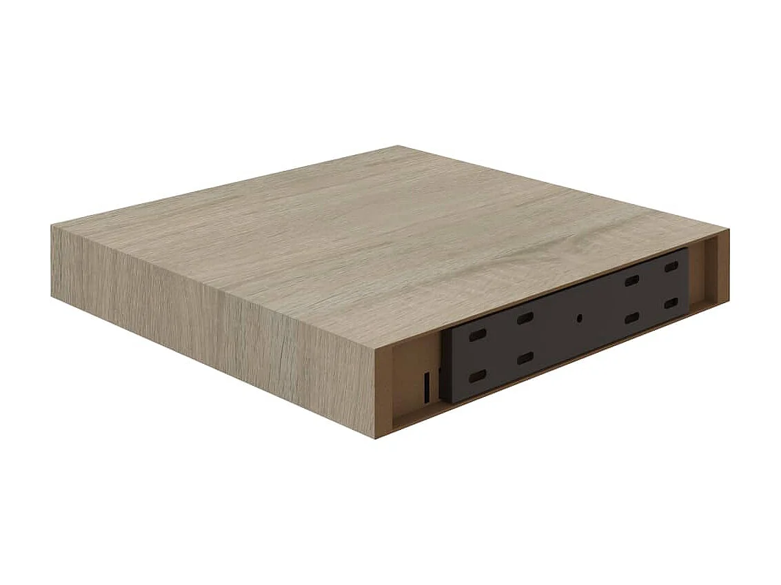 Étagère murale flottante Chêne 23x23,5x3,8 MDF