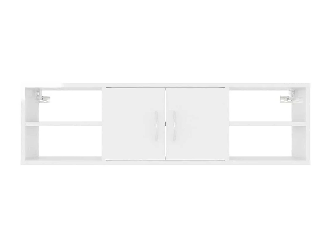 Étagère murale Blanc brillant 102x30x29