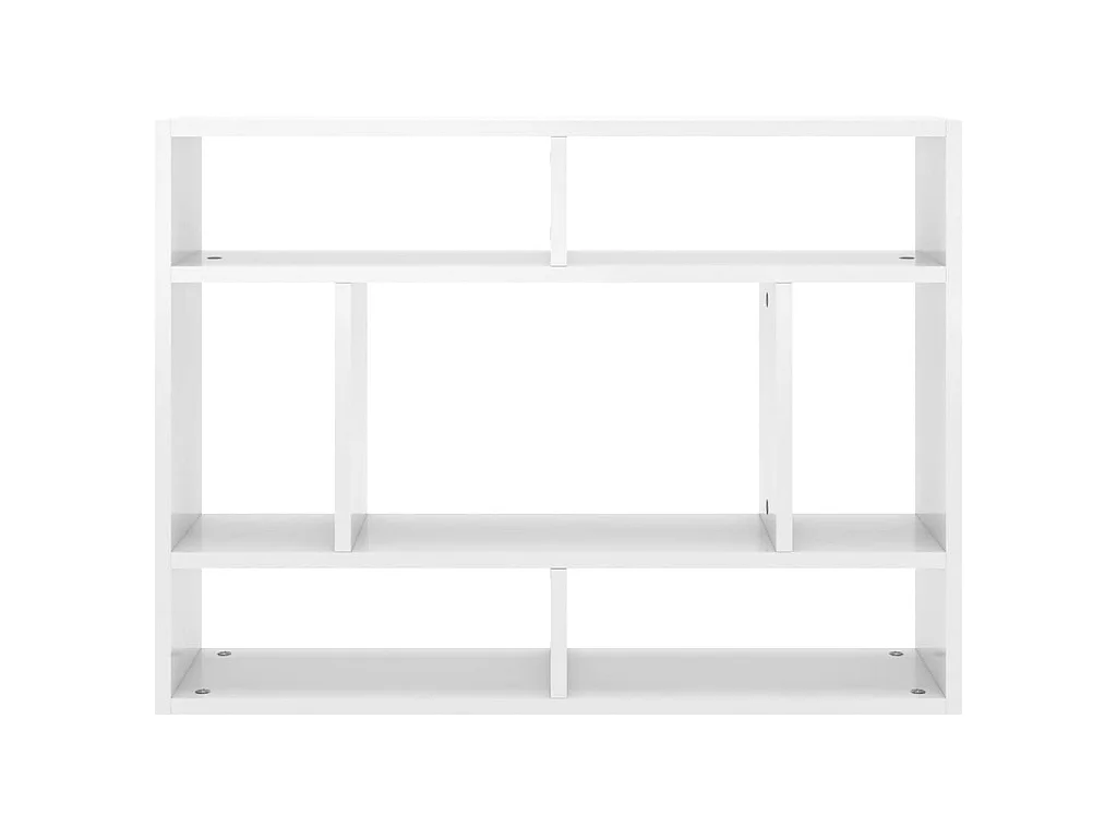 Étagère murale Blanc brillant 75x16x55