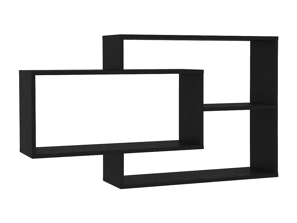 Étagères murales Noir 104x20x60