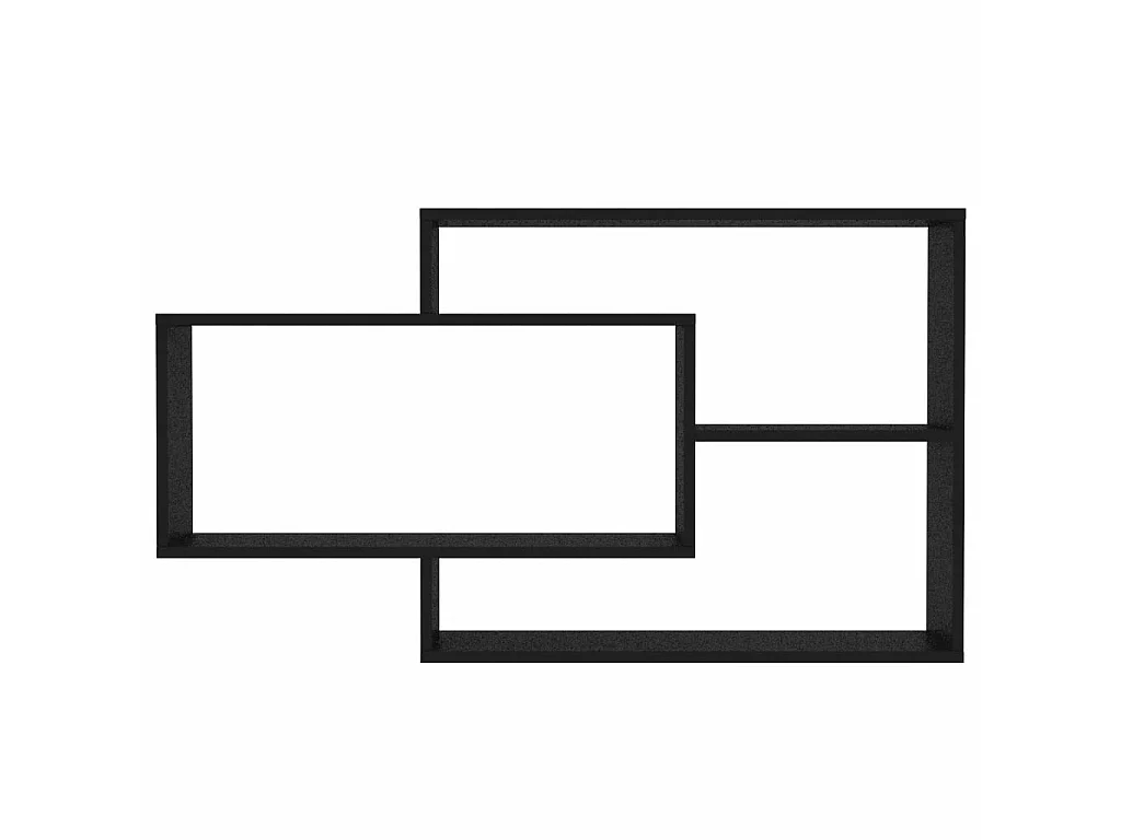 Étagères murales Noir 104x20x60