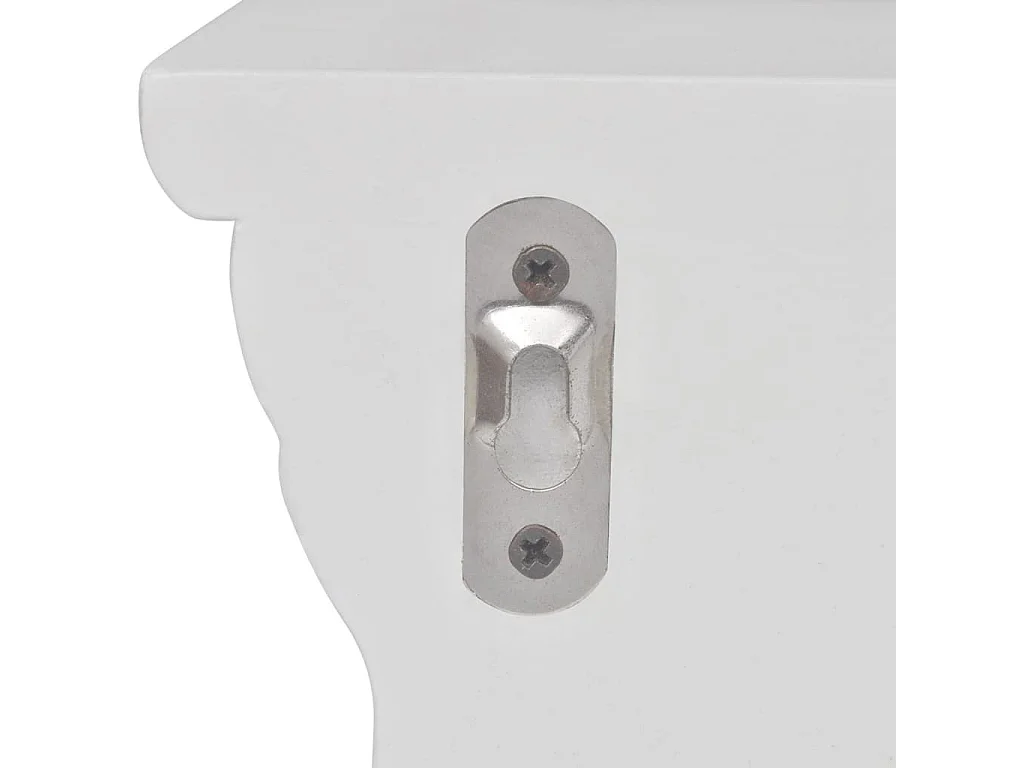 Étagères murales Aaliyah 2 pcs Blanc