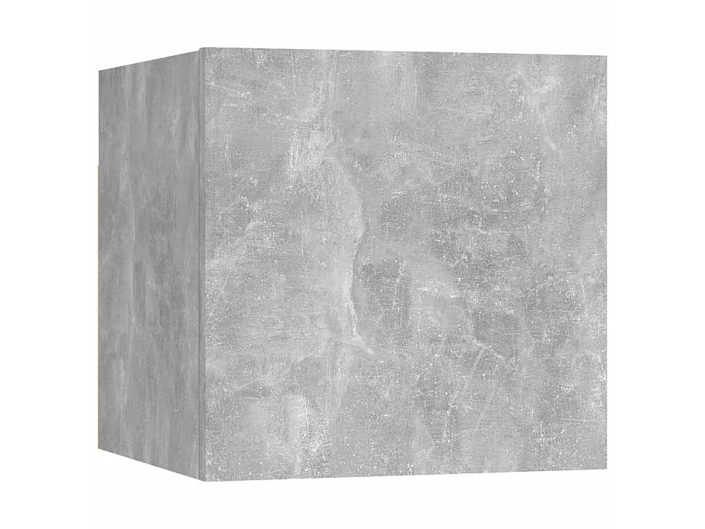 Étagère murale 2 pcs Gris béton 30,5x30x30