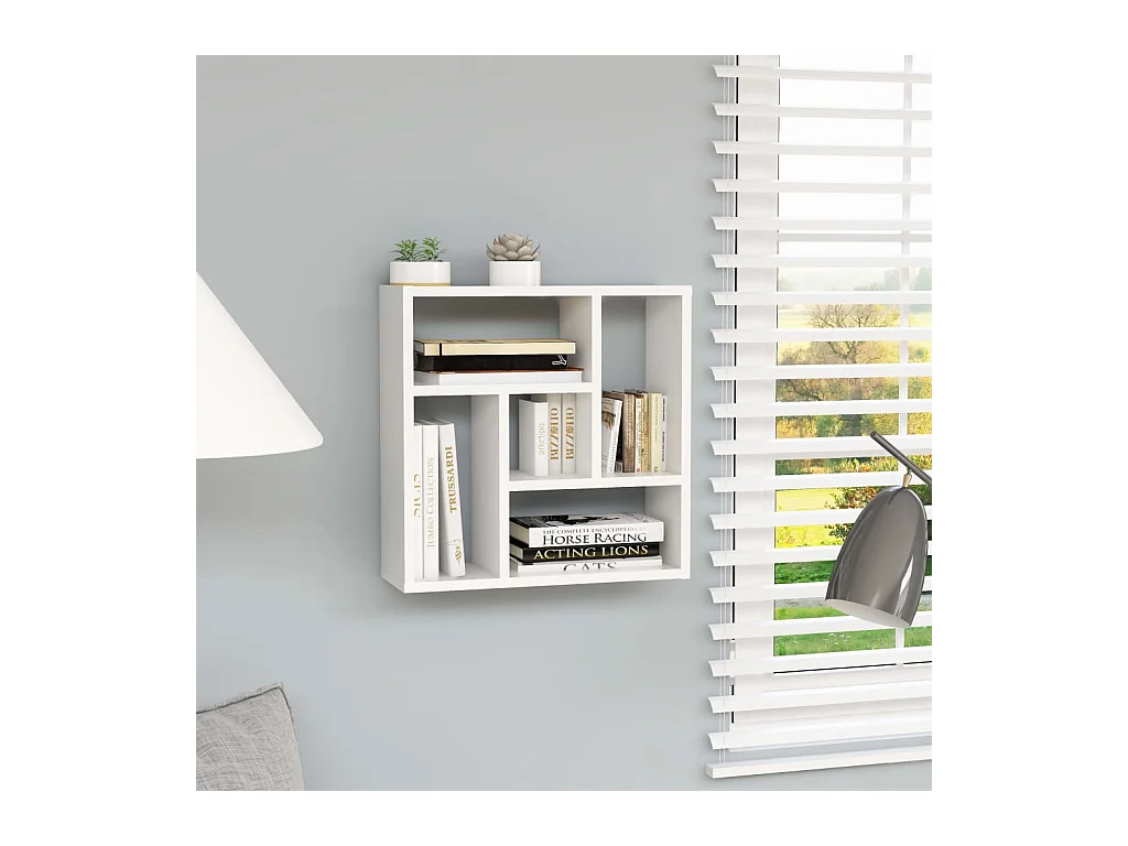 Étagère murale Blanc 45,1x16x45,1