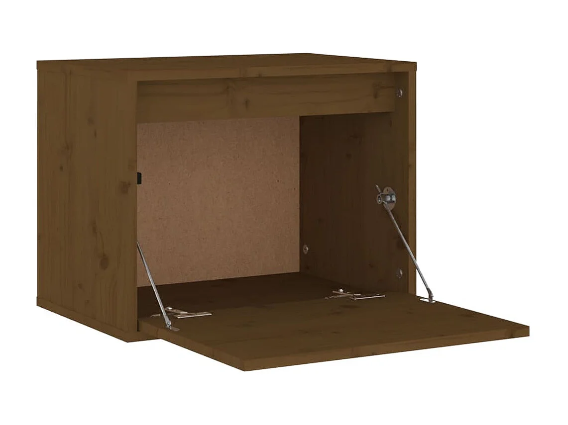 Armoire murale Marron miel 45x30x35 Bois de pin massif