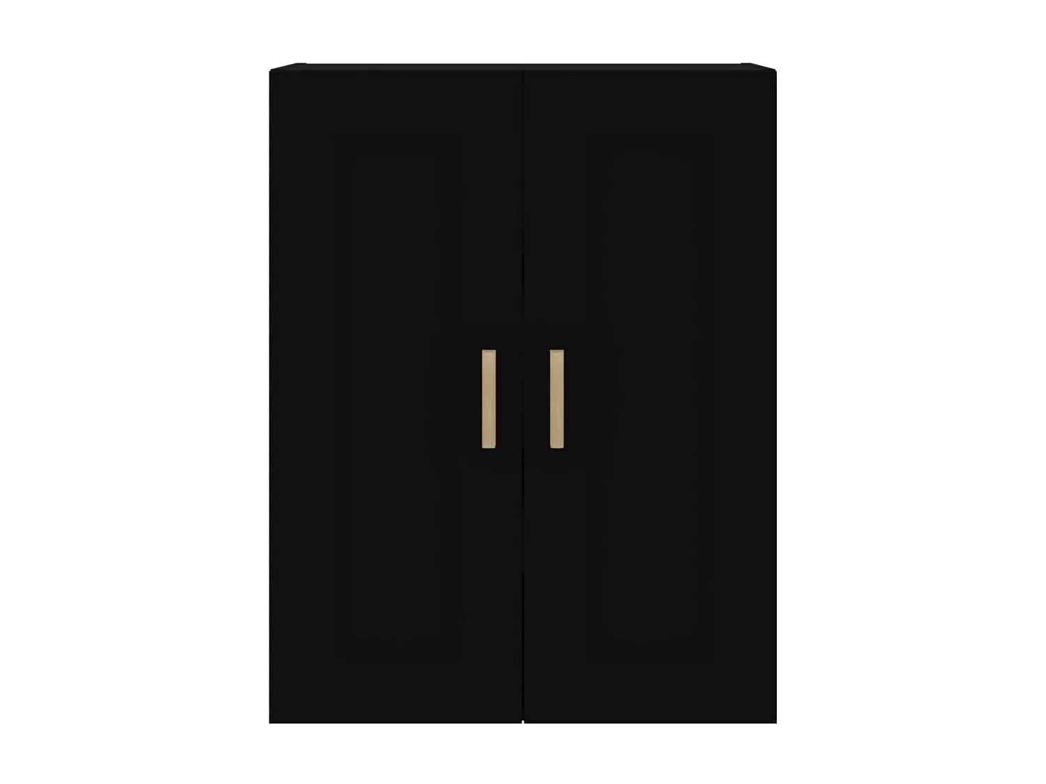 Armoire murale Noir 69,5x32,5x90 Bois d'ingénierie