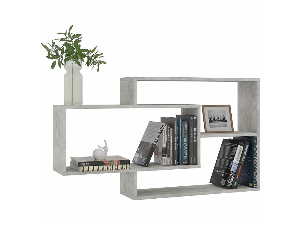 Étagères murales Gris béton 104x20x60