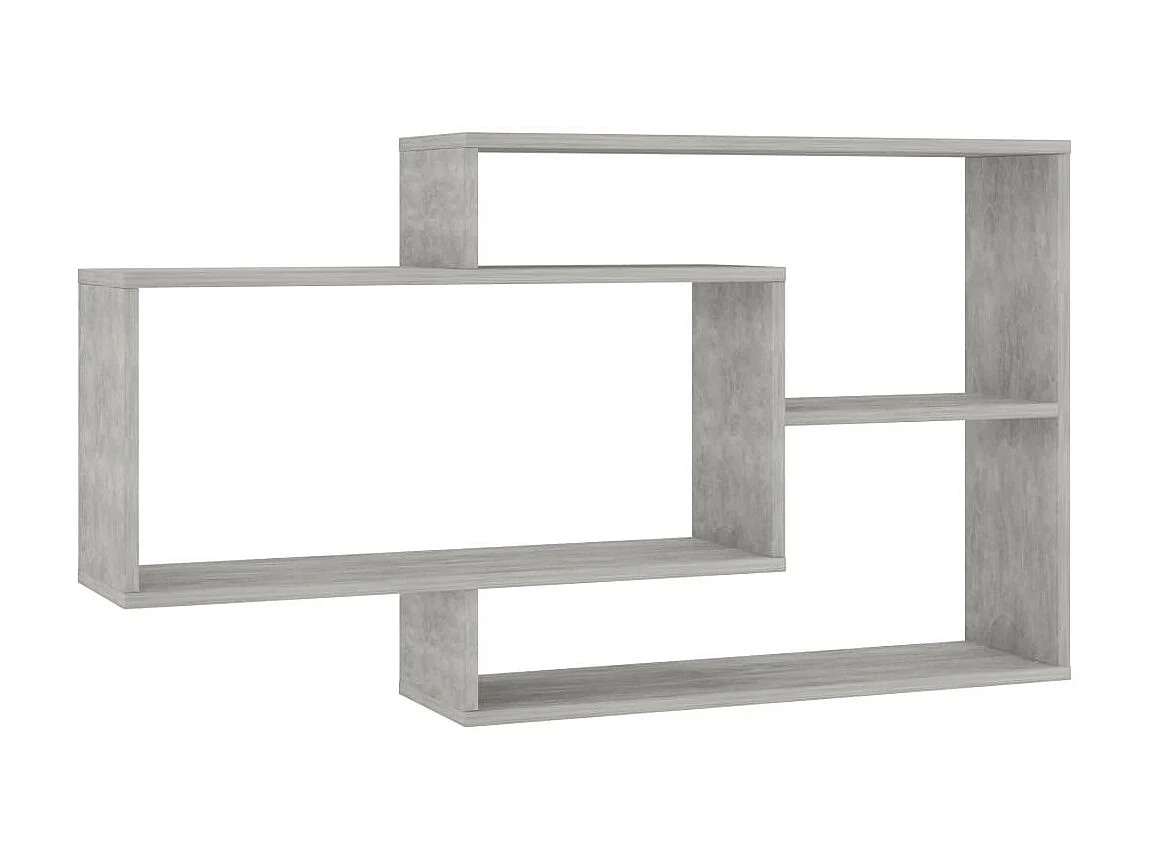 Étagères murales Gris béton 104x20x60