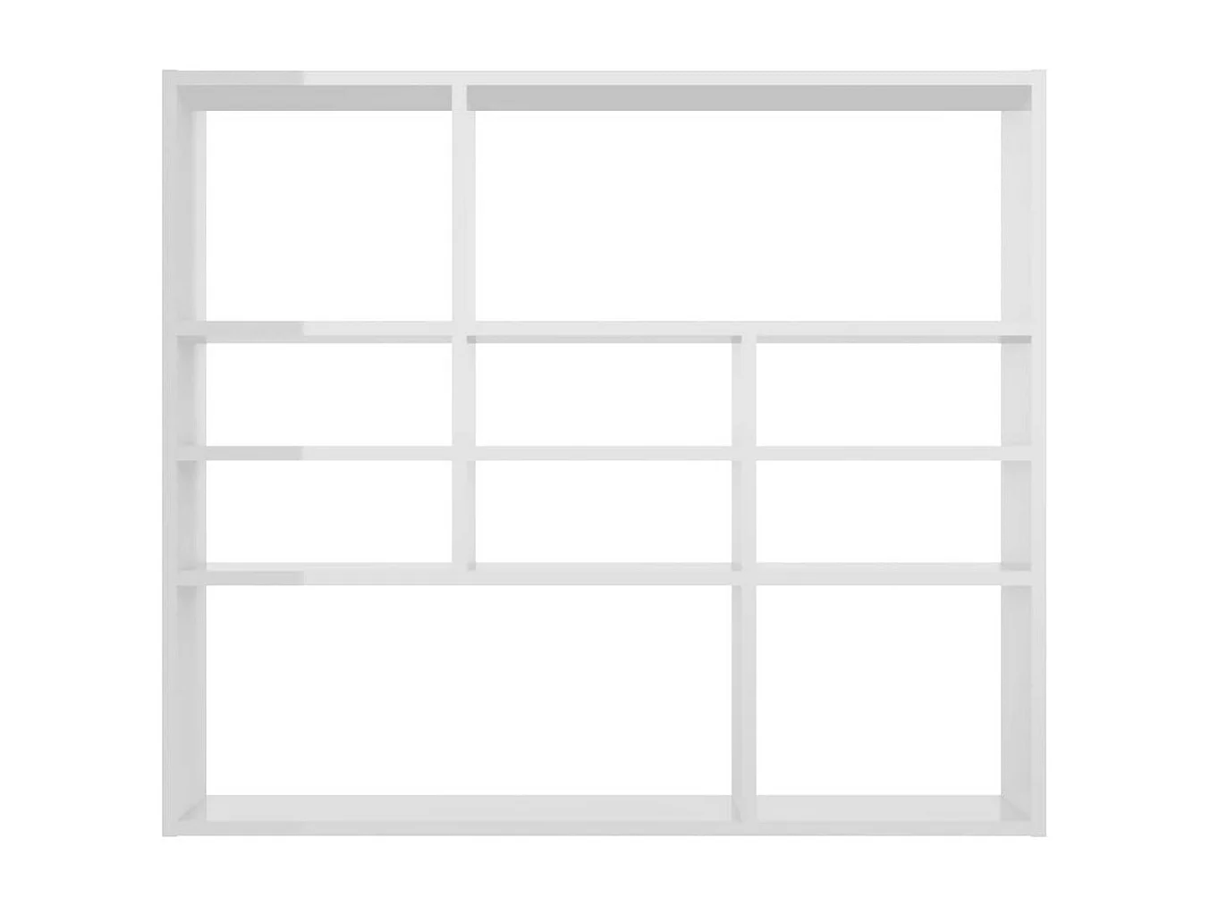 Étagère murale Blanc brillant 90x16x78