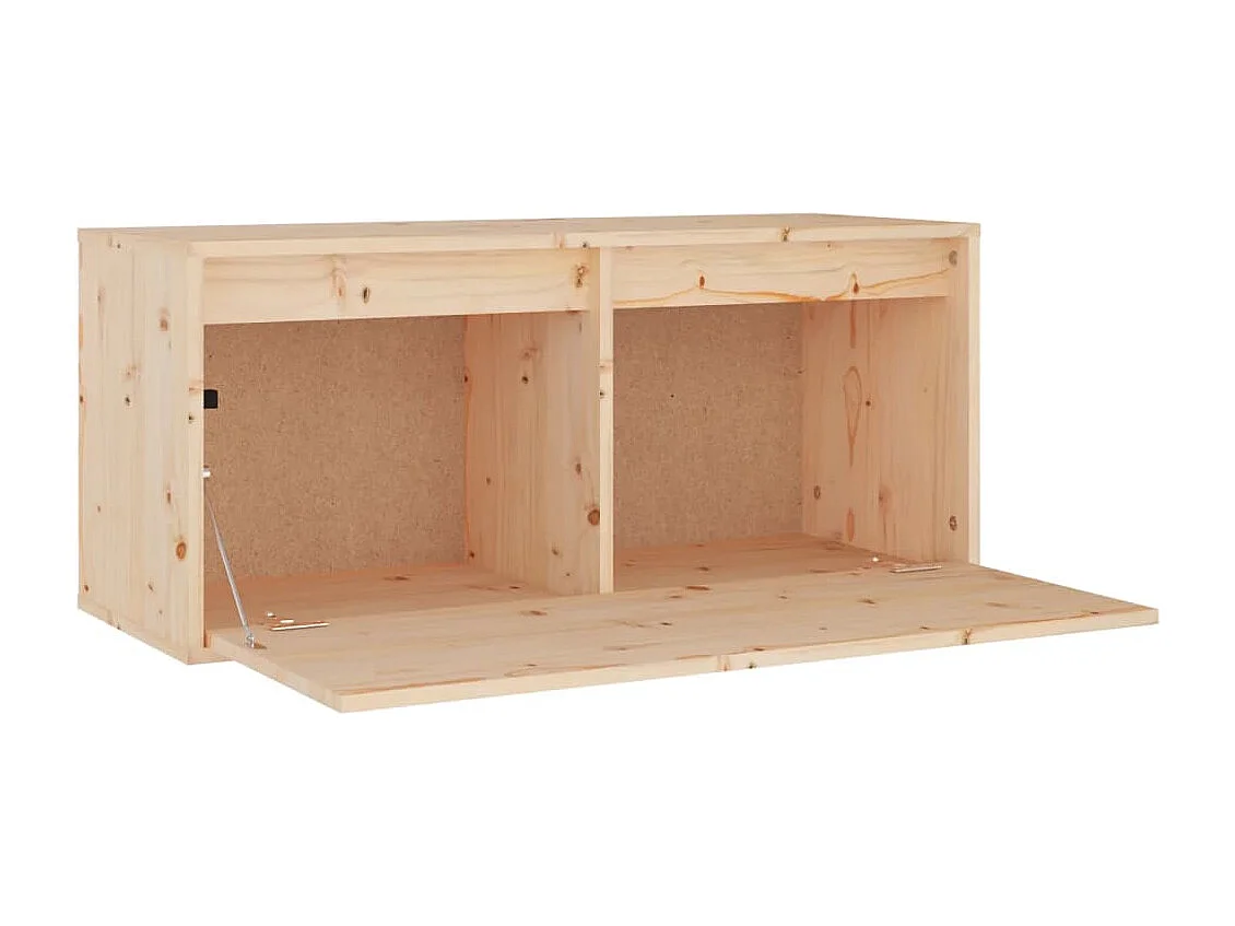 Armoire murale 80x30x35 Bois de pin massif Valok