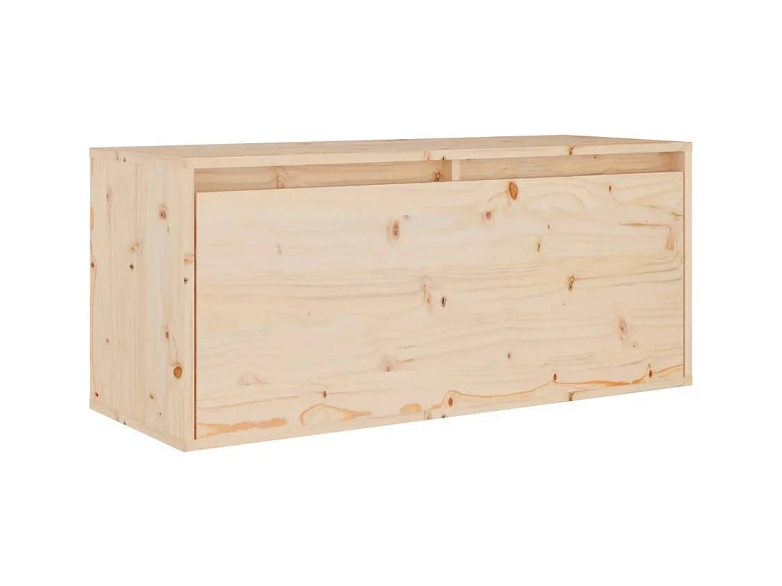 Armoire murale 80x30x35 Bois de pin massif Valok