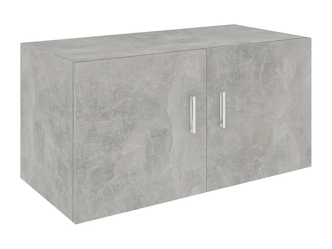 Armoire murale Gris béton 80x39x40