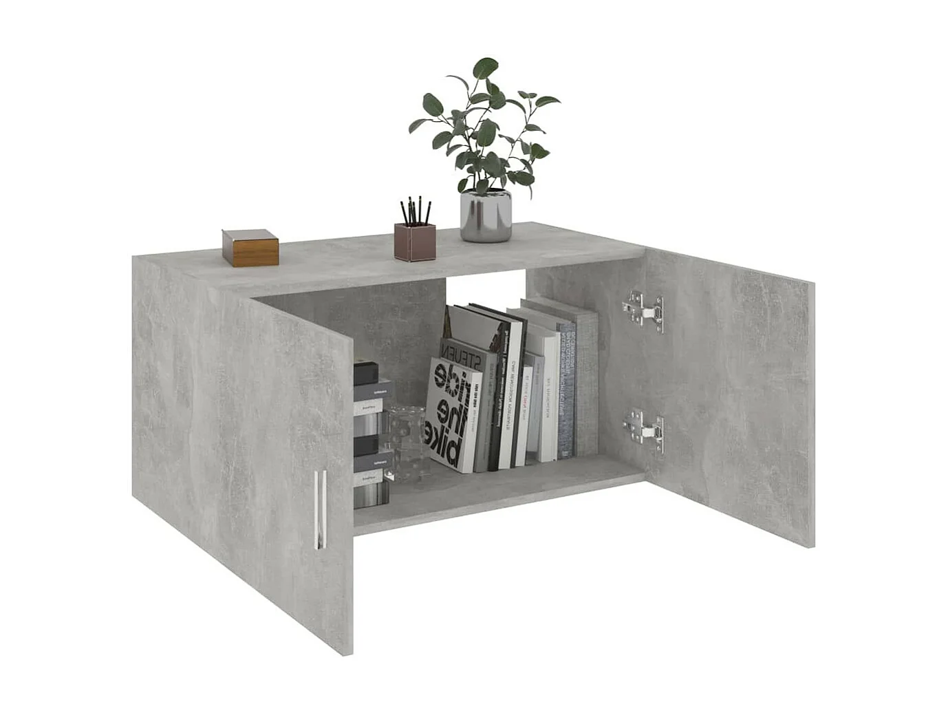 Armoire murale Gris béton 80x39x40