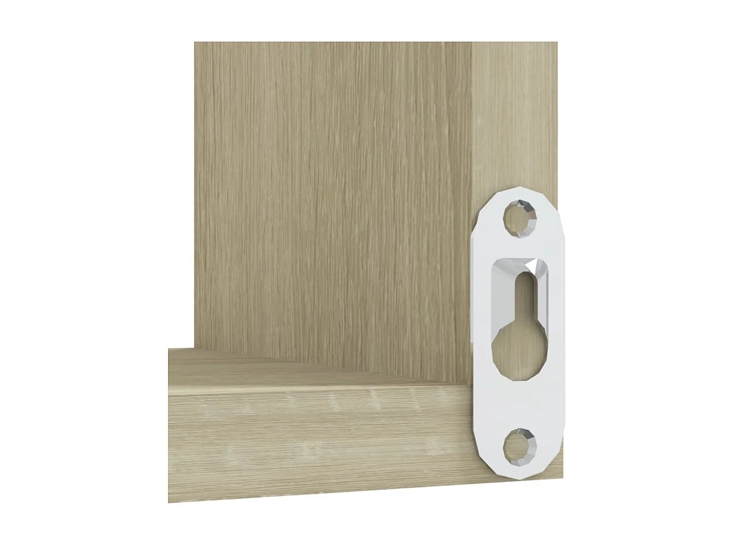 Hoekwandschap 40x40x50 cm bewerkt hout sonoma eikenkleurig