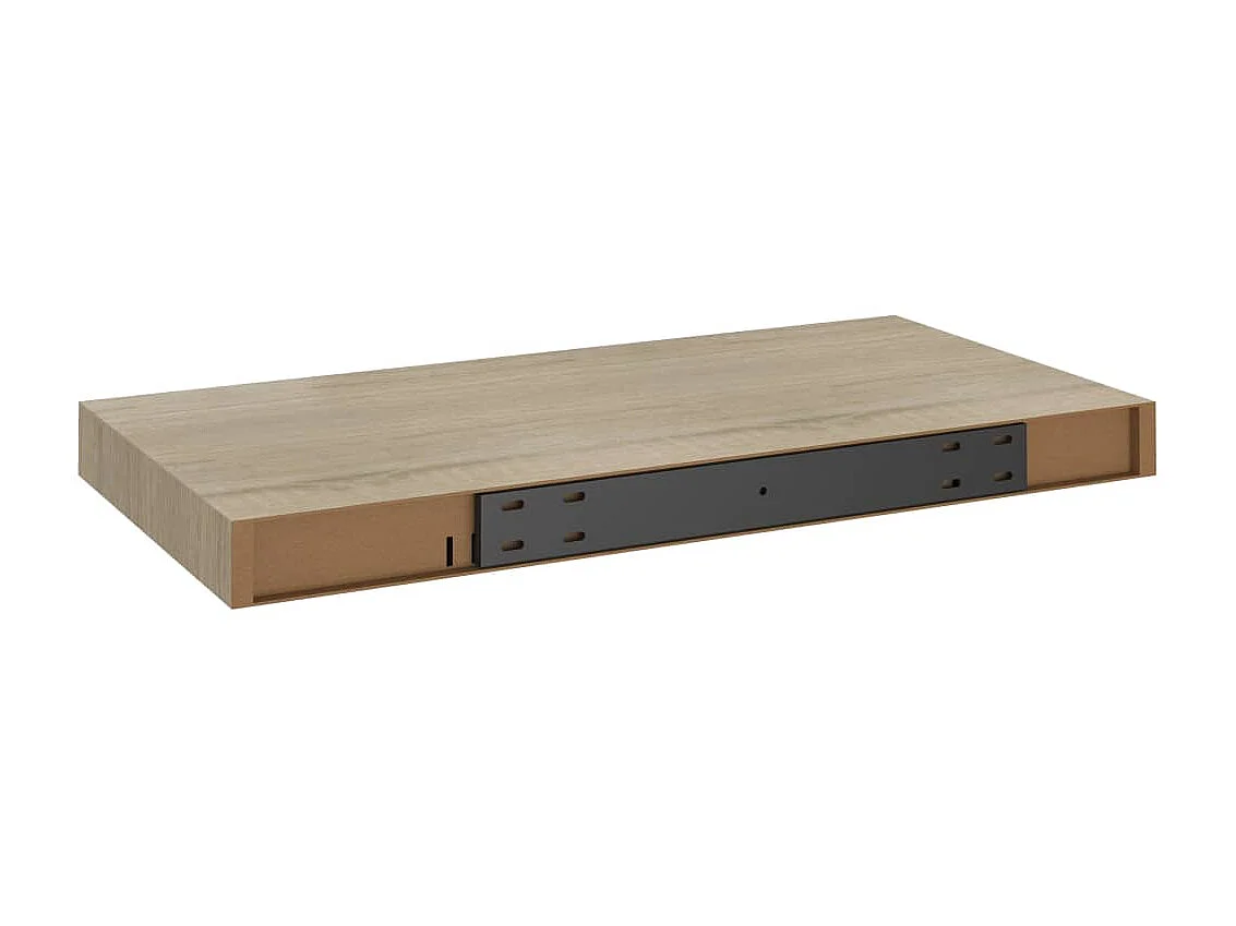 Étagère murale flottante Chêne 50x23x3,8 MDF