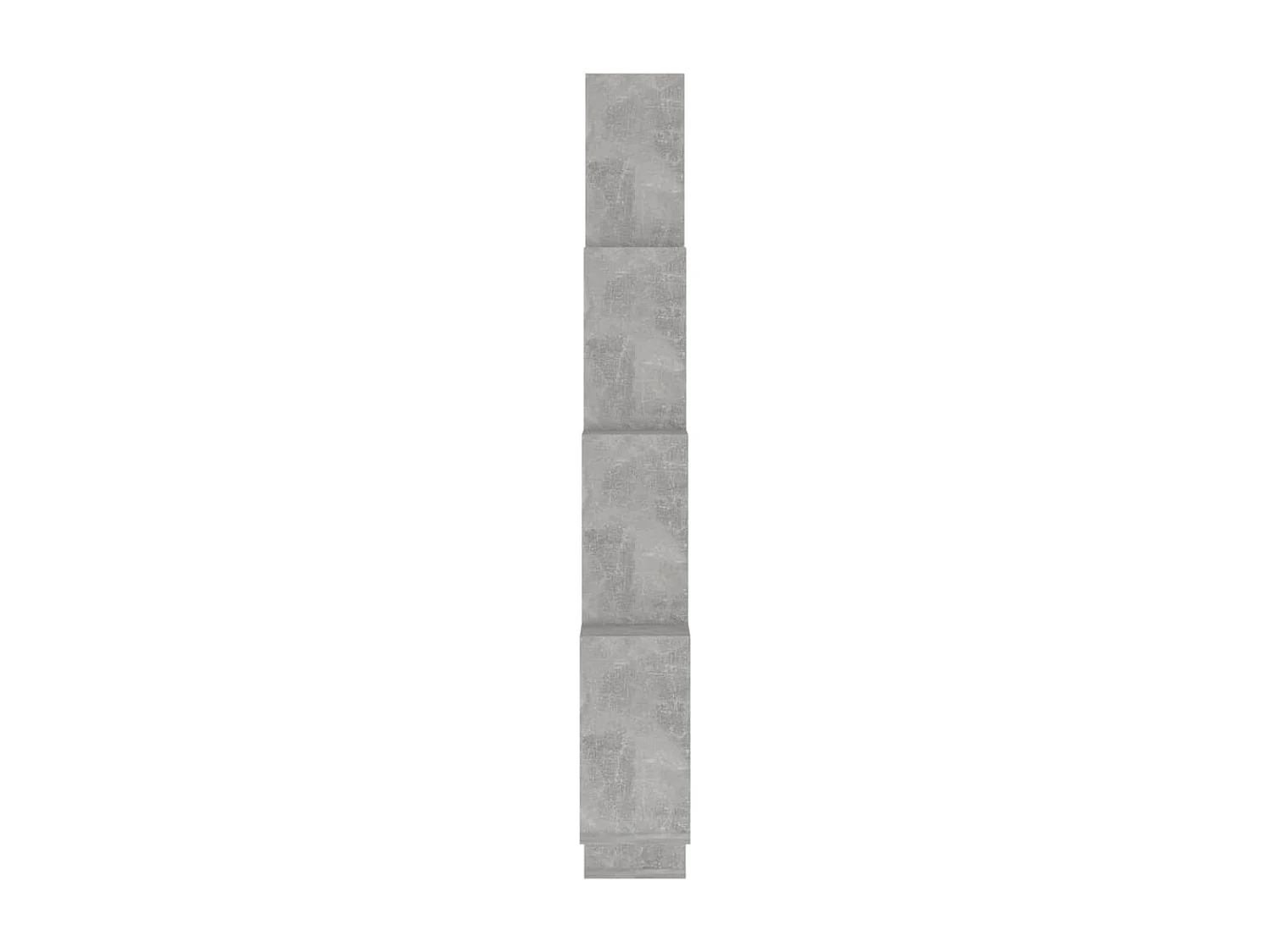 Étagère cube murale Gris béton 90x15x119