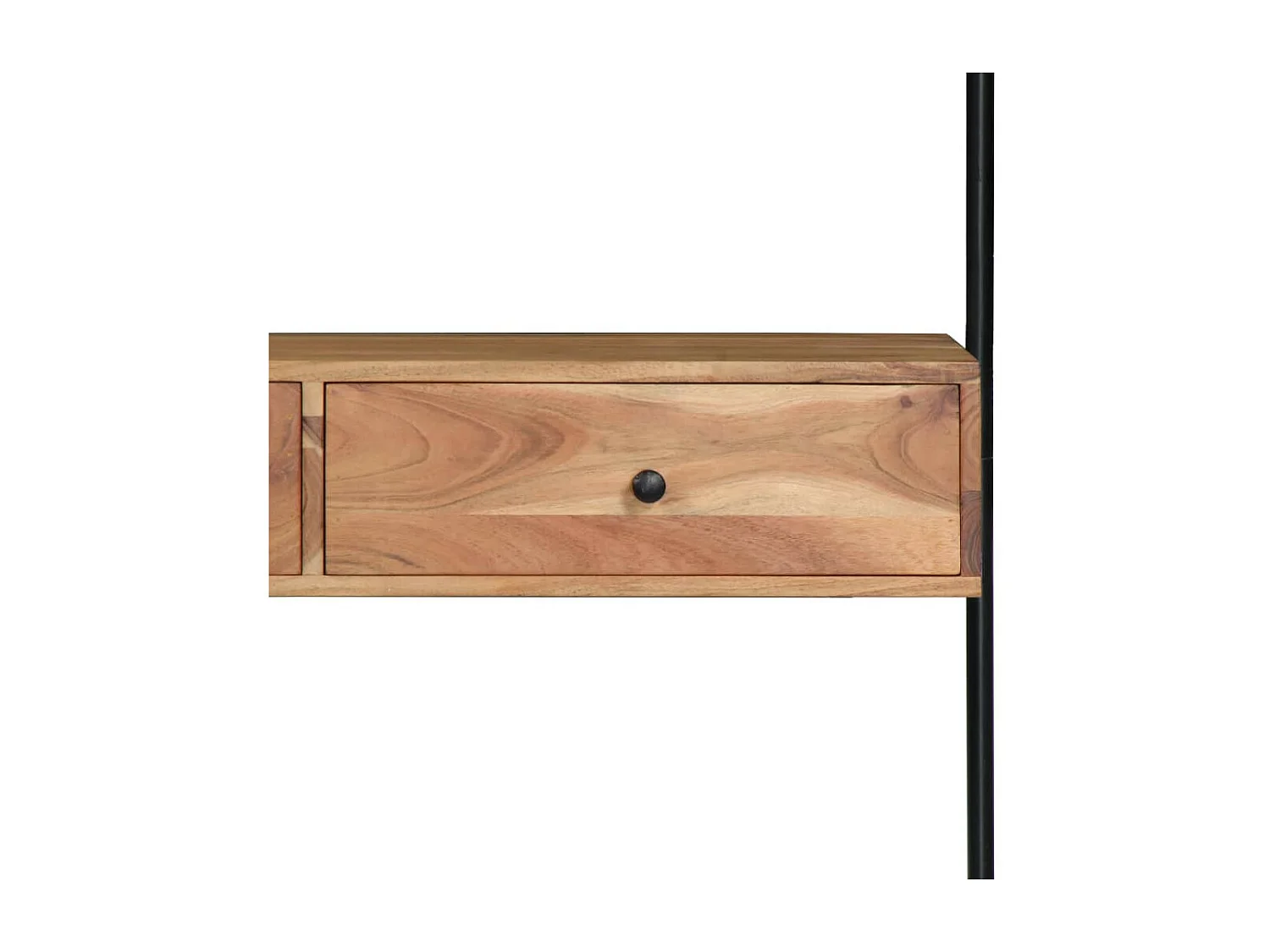 Bureau mural 90x40x170 Bois d'acacia solide