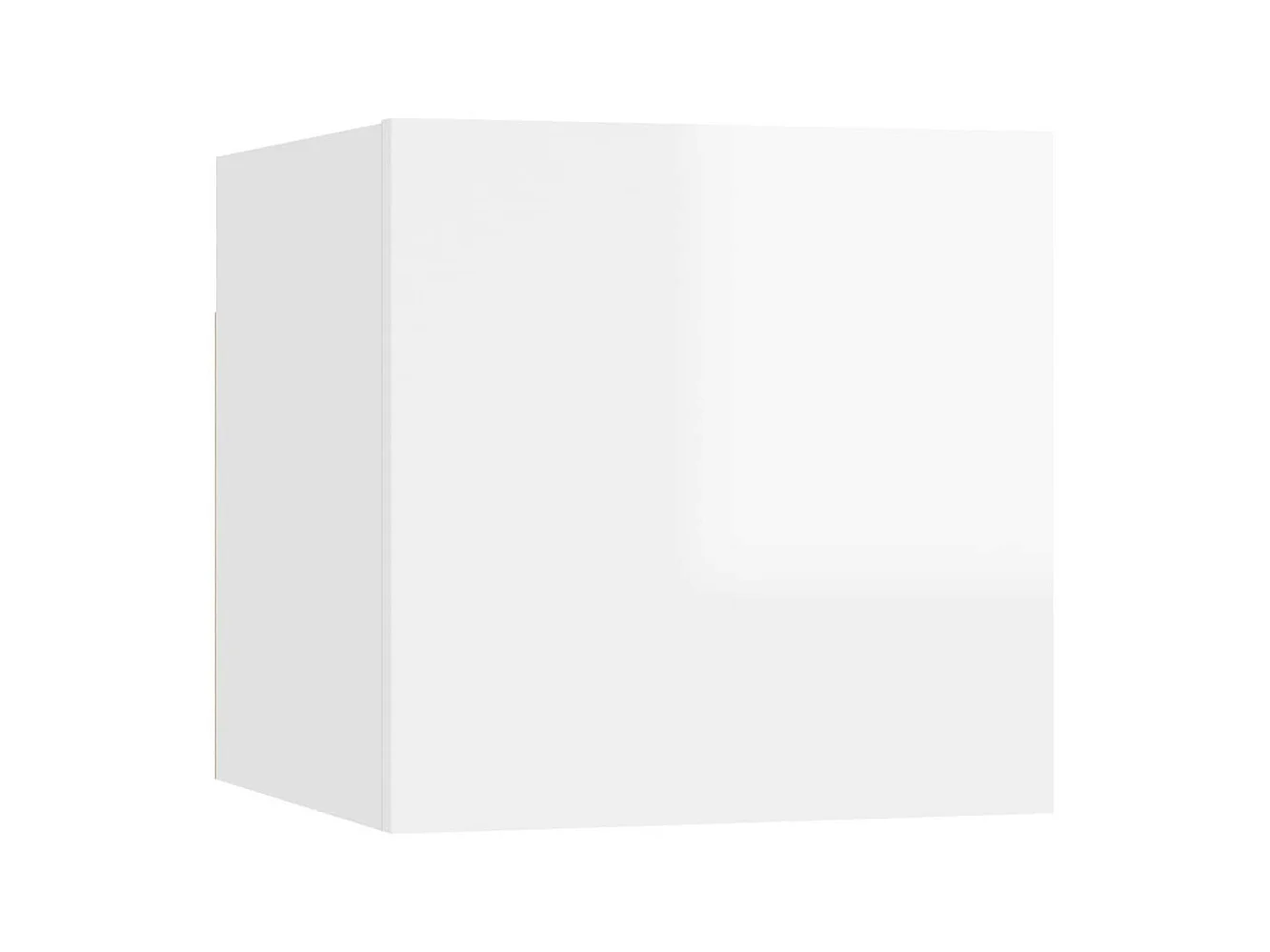 Étagère murale Blanc brillant 30,5x30x30
