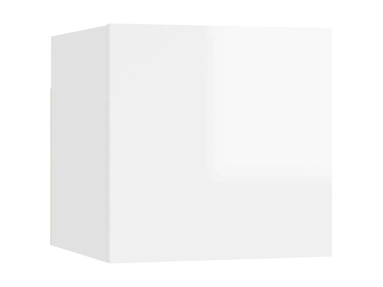 Étagère murale Blanc brillant 30,5x30x30