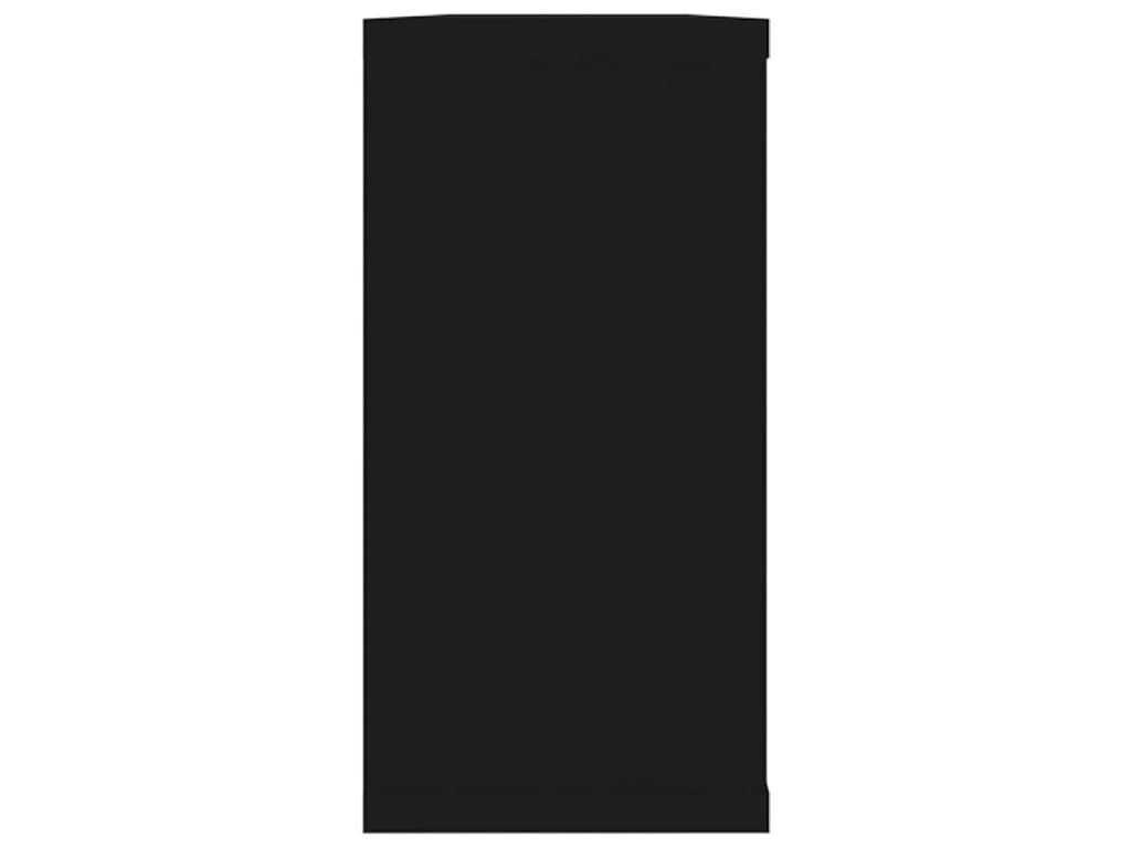 Étagères cube murales 2 pcs Noir 100x15x30