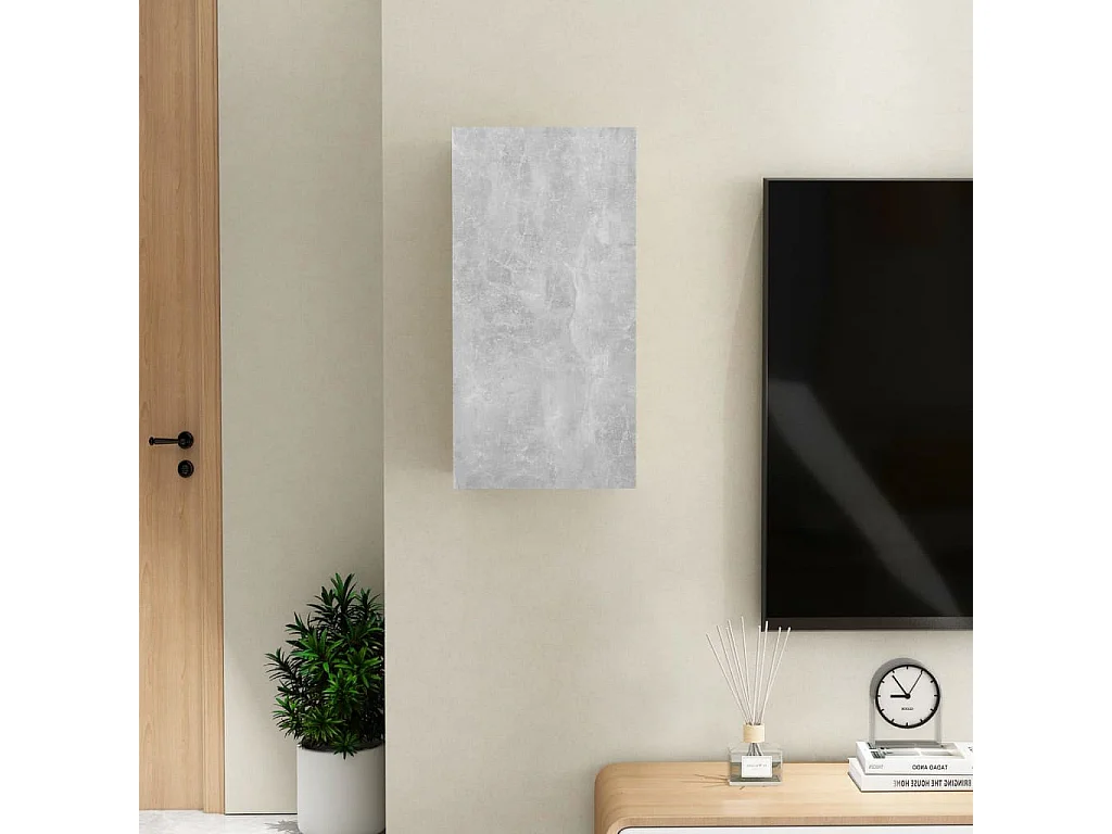Etagère murale Gris béton 30,5x30x60