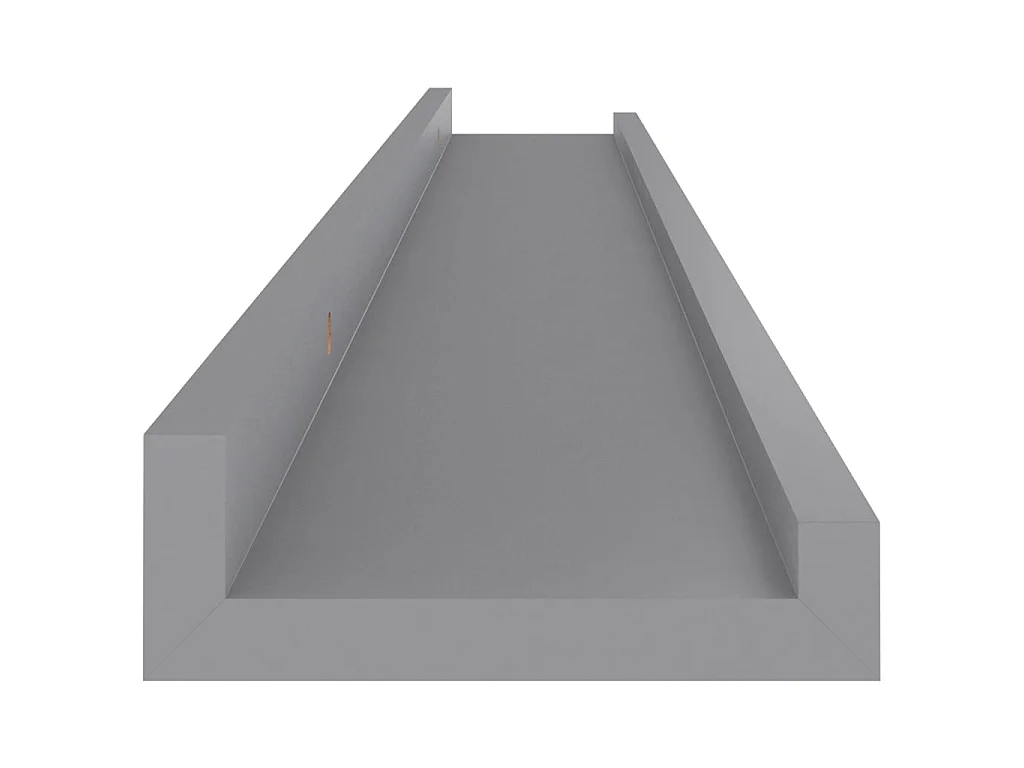 Étagères murales 4 pcs Gris 80x9x3