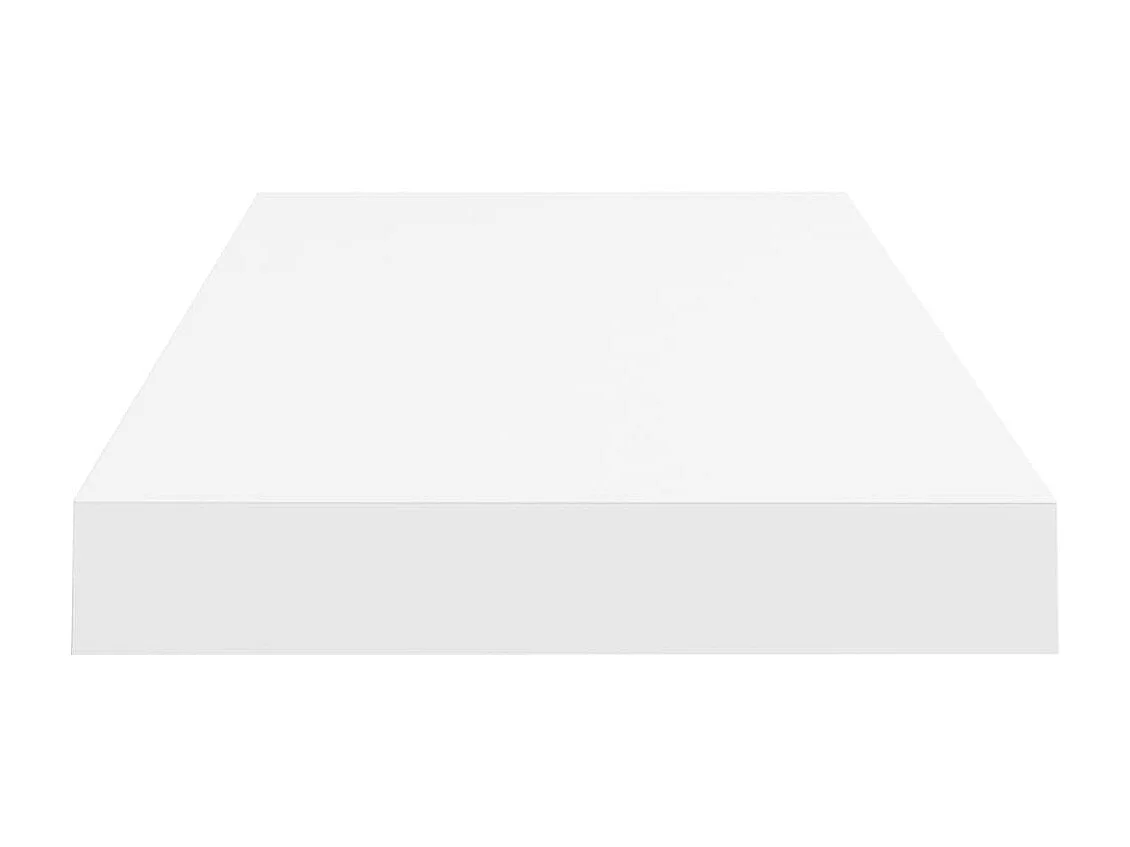 Étagère murale flottante Blanc 60x23,5x3,8 MDF