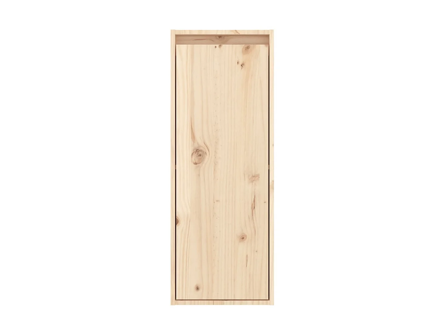 Armoires murales 2 pcs 30x30x80 Bois de pin massif