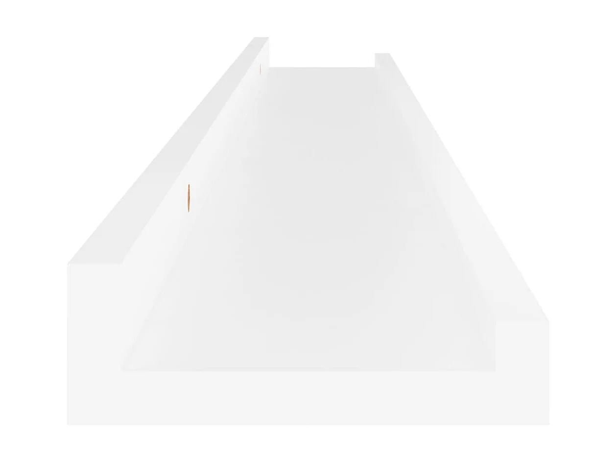 Étagères murales 4 pcs Blanc 80x9x3