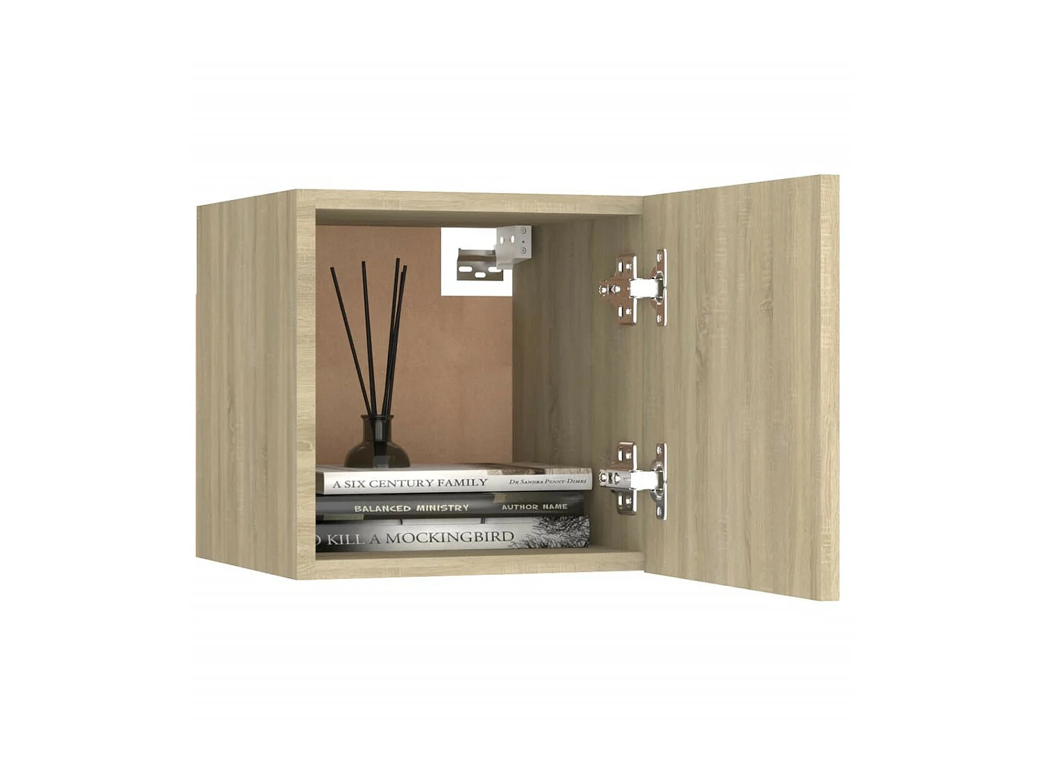 Étagère murale 2 pcs Chêne sonoma 30,5x30x30