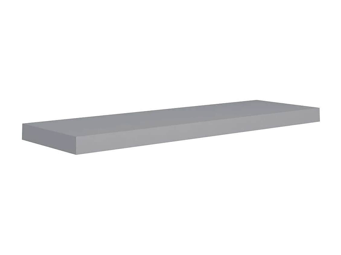 Étagère murale flottante Gris 80x23,5x3,8 MDF