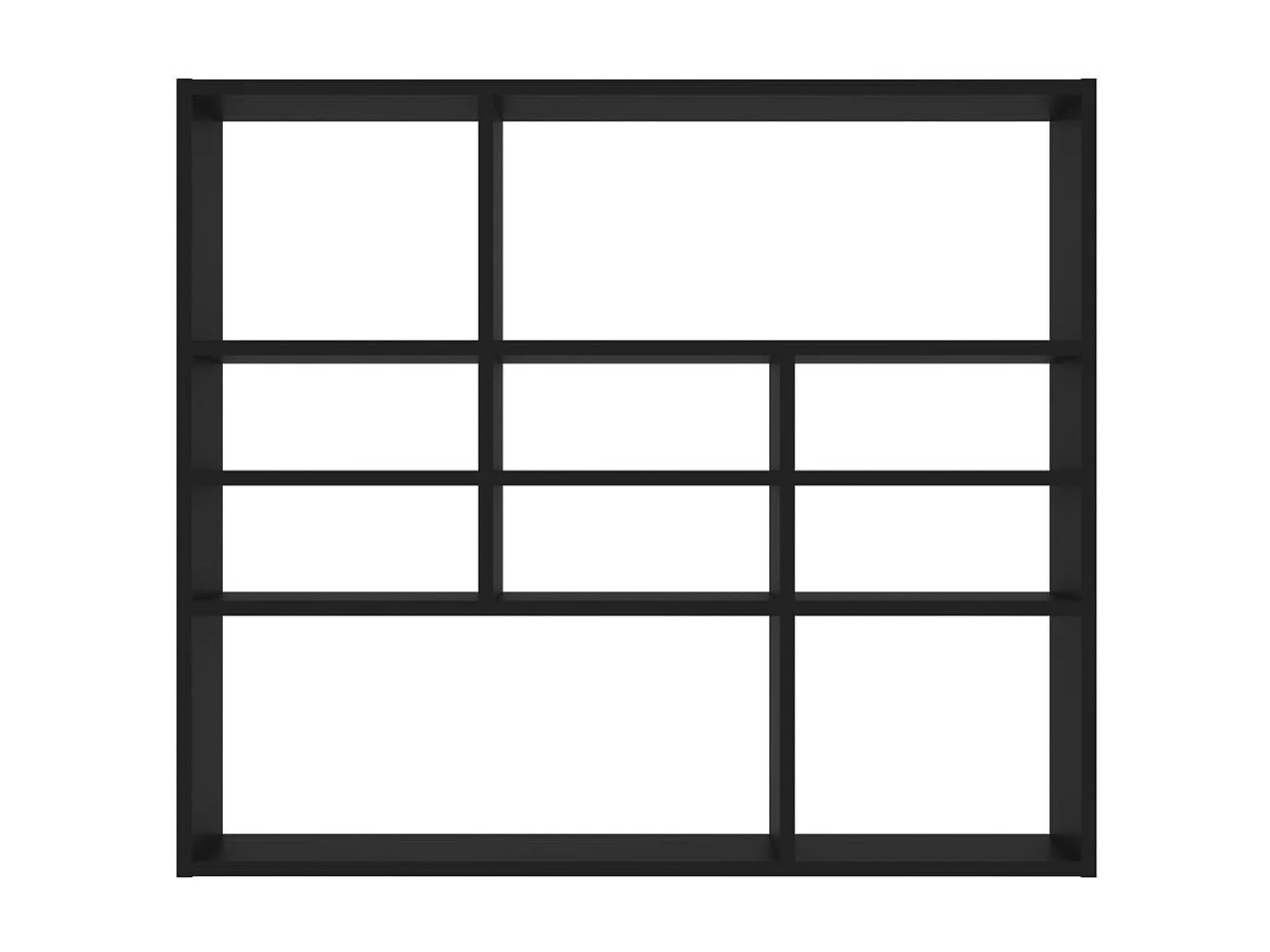 Étagère murale Noir 90x16x78