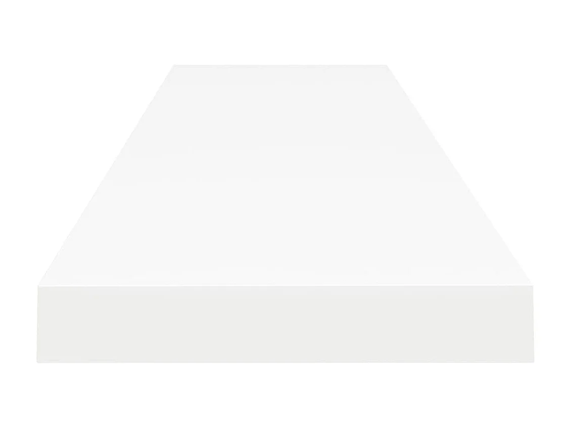 Étagères murales flottantes 4 pcs Blanc 120x23,5x3,8 MDF