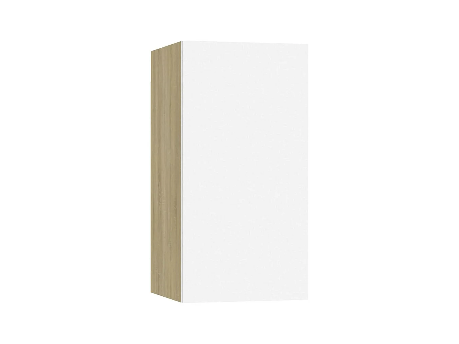 Etagère murale Blanc et chêne sonoma 30,5x30x60