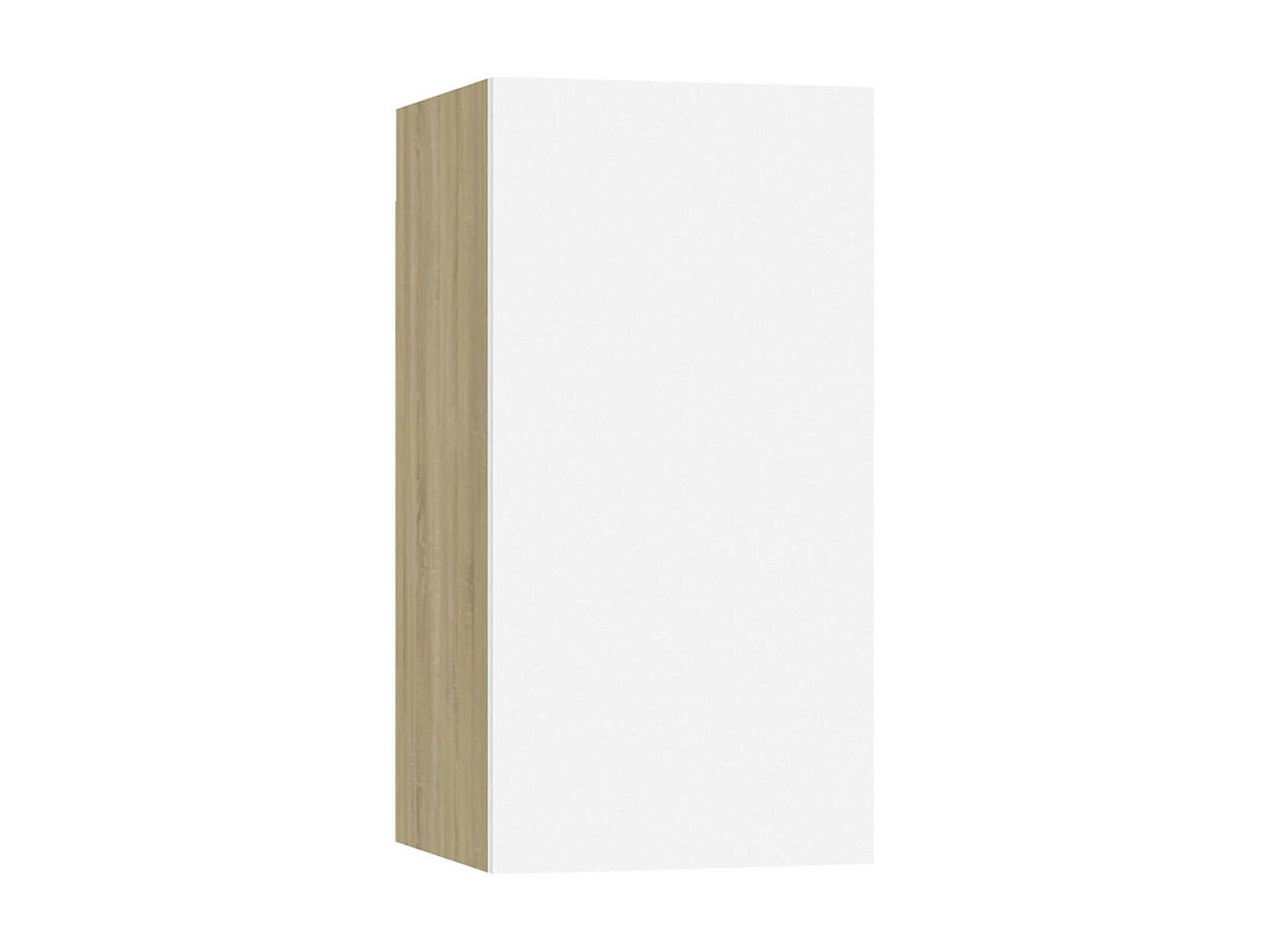 vidaXL 2X Etagères Cube Murales Etagères Suspendues Etagères Flottantes Salon Chambre Salle de Séjour Intérieur Blanc 80x15x26,5 cm Aggloméré