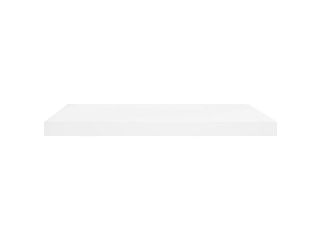 Étagère murale flottante Chêne et blanc 60x23,5x3,8 MDF