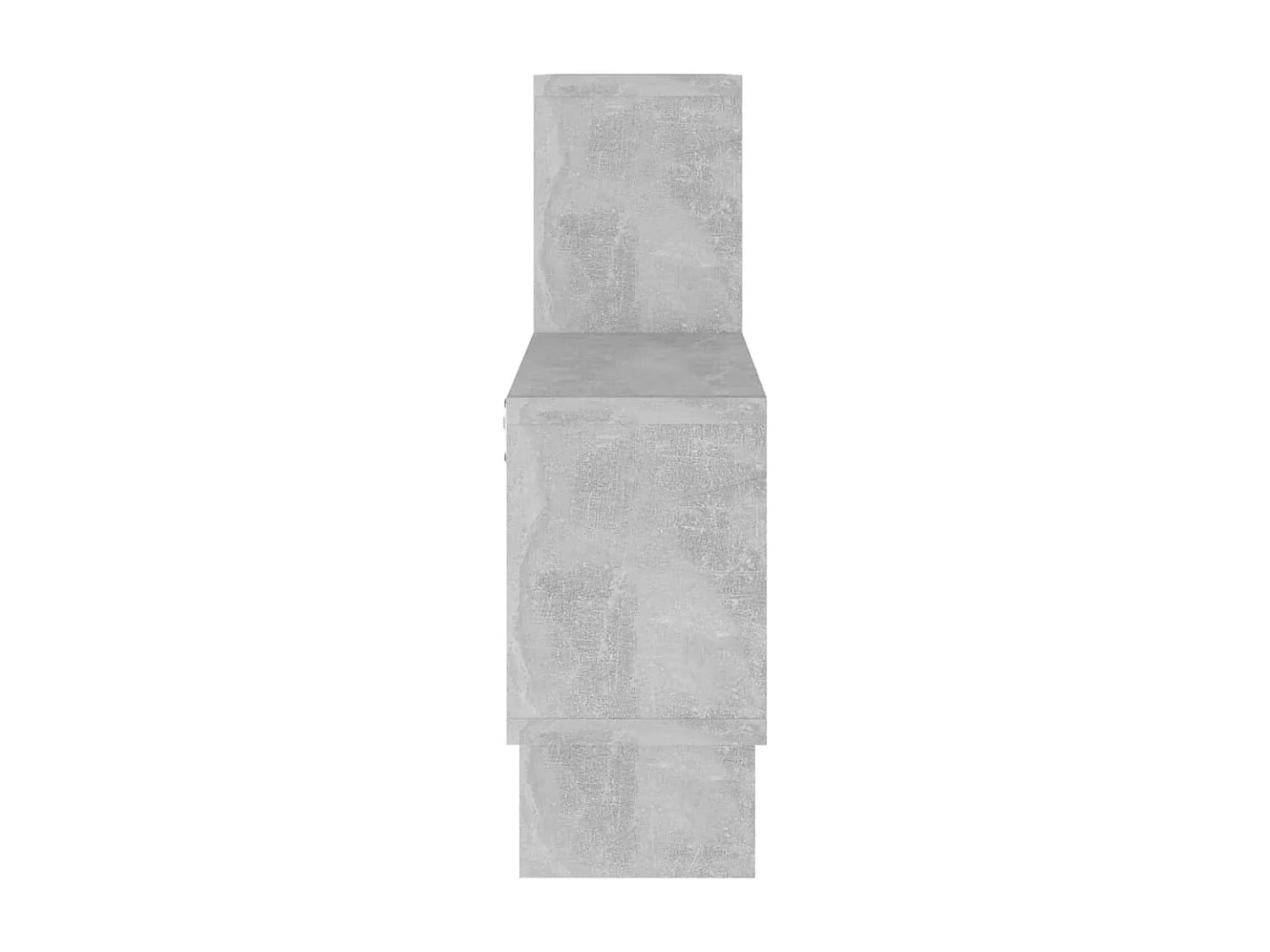 Étagère murale forme d'auto Gris béton 82x15x51