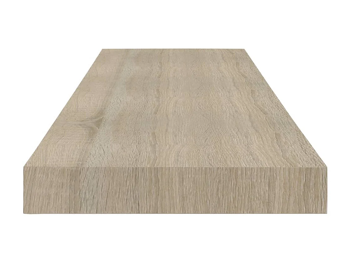 Étagère murale flottante Chêne 80x23,5x3,8 MDF