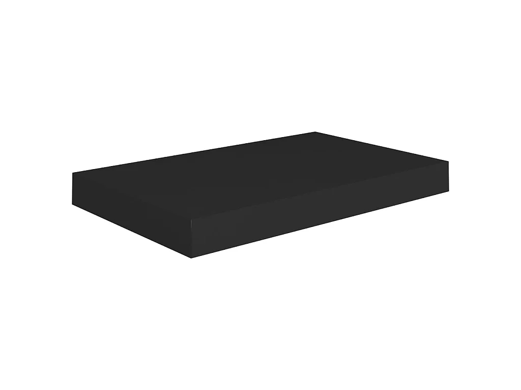 Étagère murale flottante Noir 40x23x3,8 MDF