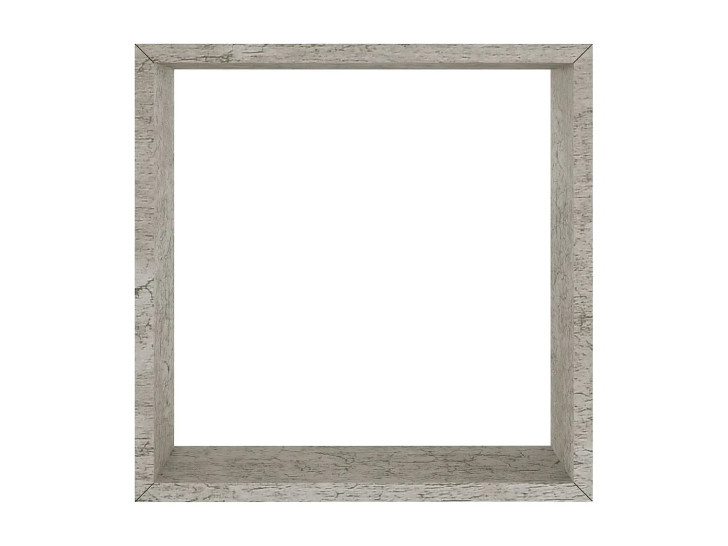 Étagères murales sous forme de cube 3 pcs Gris béton