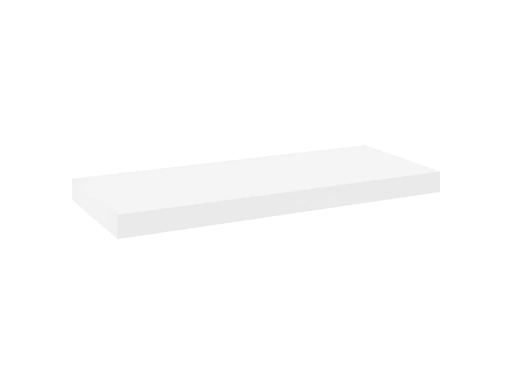 Étagères flottantes 2 pcs Chêne et blanc 60x23,5x3,8 MDF